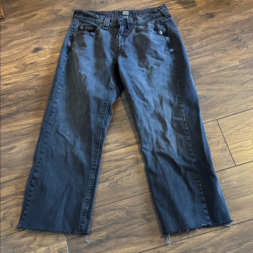 BDG Kayla Low Rise Black Straight Leg Jeans - 27